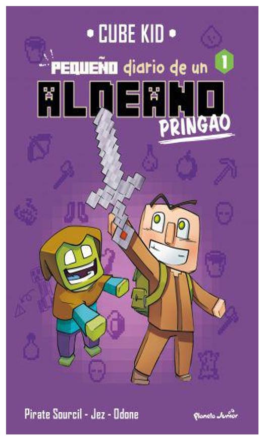 minecraft. pequeño diario de un aldeano desafortun - cube kid