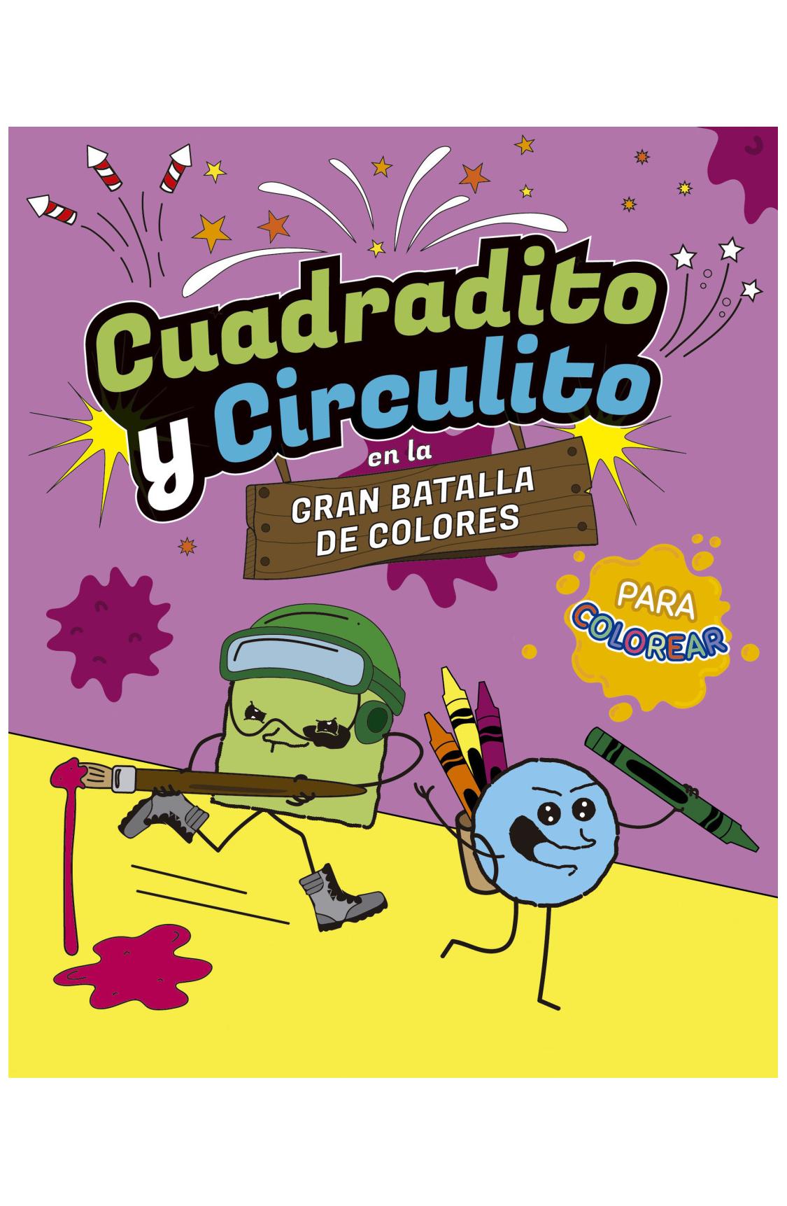 cuadradito y circulito en la gran batall - cuadradito