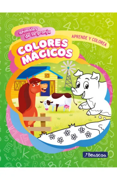 colores magicos animales de la granja - anónimo