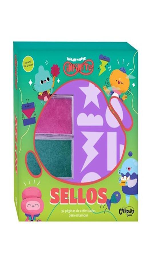 taller de arte infinito: sellos - planeta junior