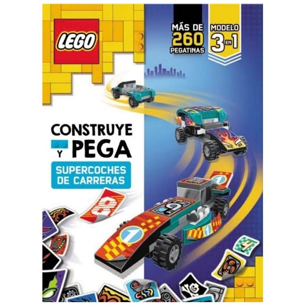 lego construye y pega súperautos de carrera - no
