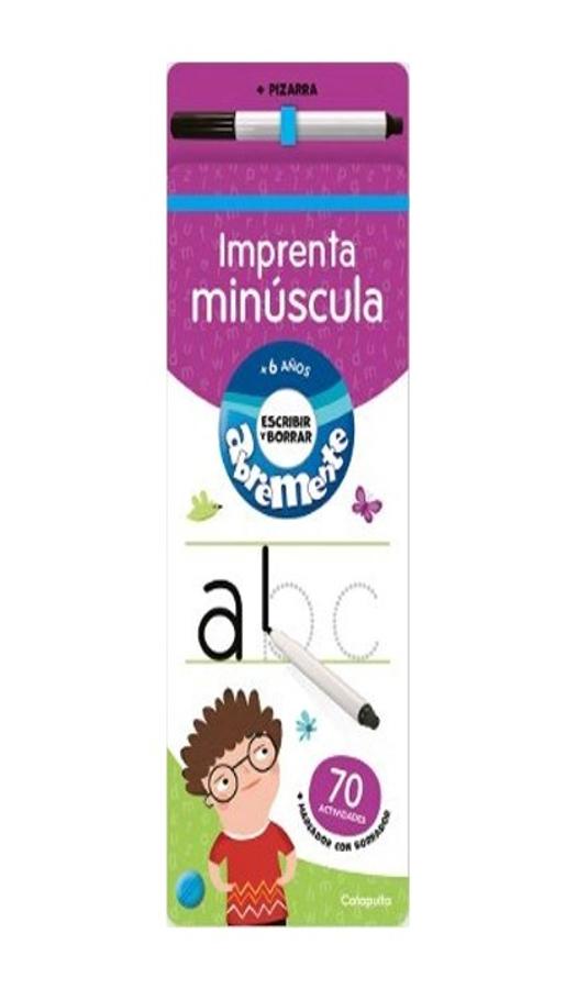 abremente escribir y borrar : imprenta minuscula + 6. - 00 $ 17.990