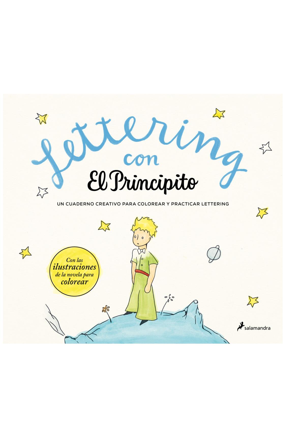 lettering con el principito - antoine de Saint-Exupéry