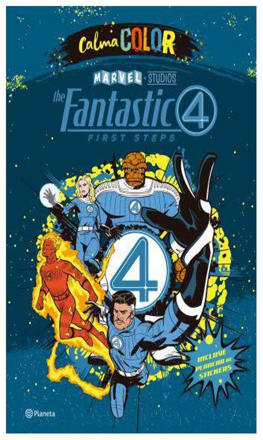 calma color. los 4 fantásticos. primeros pasos - marvel