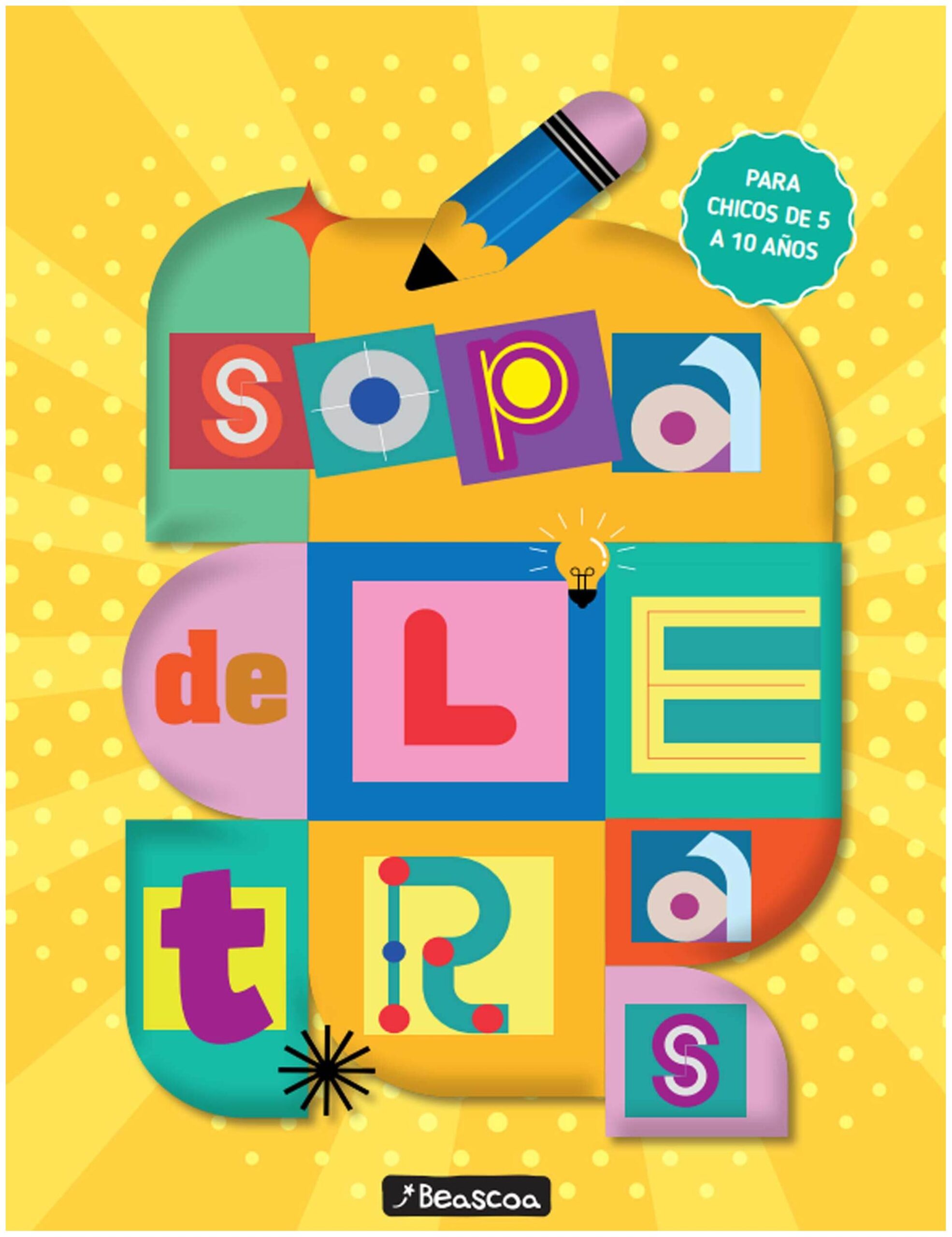 sopa de letra para infantiles - aa.vv.